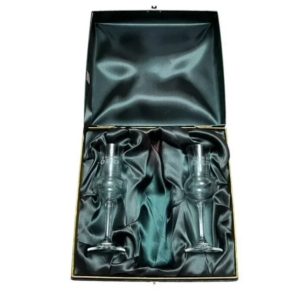 VTG Glen Ord Distillery Thistle Whiskey Glasses – Set of 2 w/Box – Scotland Coll - Picture 1 of 7